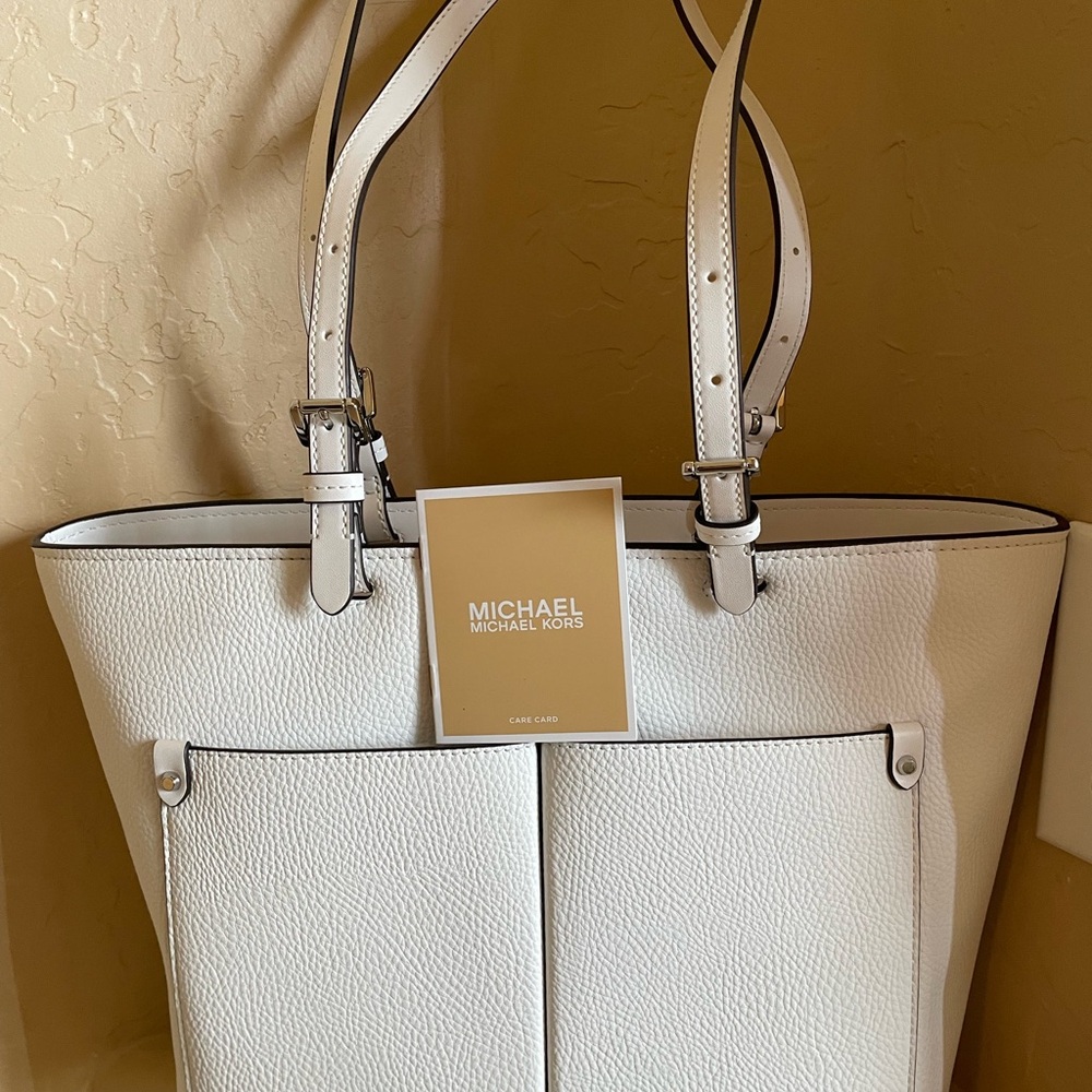 Michael Kors White Tote Bag NWT